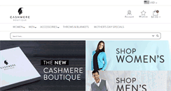 Desktop Screenshot of cashmereboutique.com